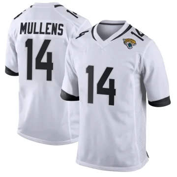 Youth Jacksonville Jaguars ＃14 Nick Mullens White Game Jersey