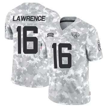 Youth Jacksonville Jaguars ＃16 Trevor Lawrence Arctic Camo Limited 2024 Salute to Service Jersey