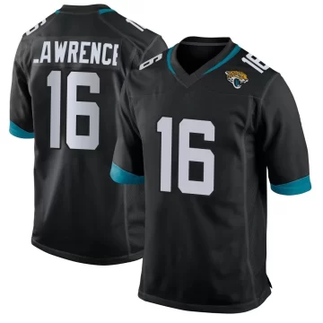 Youth Jacksonville Jaguars ＃16 Trevor Lawrence Black Game Jersey