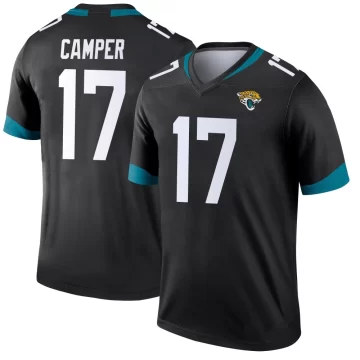 Youth Jacksonville Jaguars ＃17 Cam Camper Black Legend Jersey