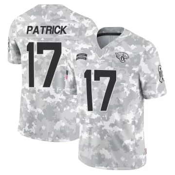Youth Jacksonville Jaguars ＃17 Tim Patrick Arctic Camo Limited 2024 Salute to Service Jersey