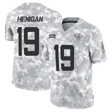 Youth Jacksonville Jaguars ＃19 Seth Henigan Arctic Camo Limited 2024 Salute to Service Jersey