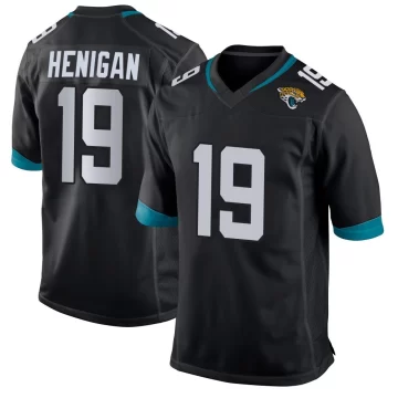 Youth Jacksonville Jaguars ＃19 Seth Henigan Black Game Jersey