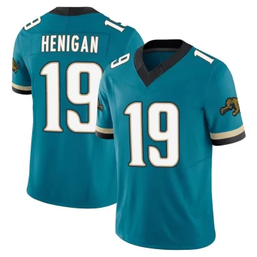 Youth Jacksonville Jaguars ＃19 Seth Henigan Teal Limited Prowler Throwback Vapor F.U.S.E. Jersey