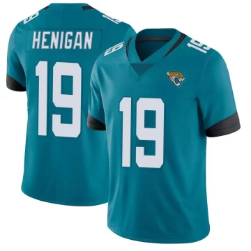 Youth Jacksonville Jaguars ＃19 Seth Henigan Teal Limited Vapor Untouchable Jersey
