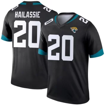 Youth Jacksonville Jaguars ＃20 Kahlef Hailassie Black Legend Jersey