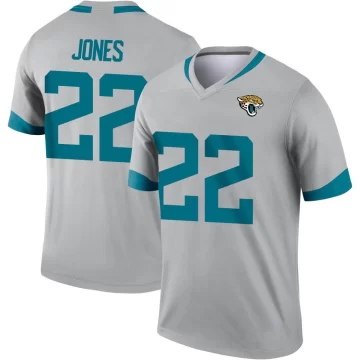 Youth Jacksonville Jaguars ＃22 Jarrian Jones Legend Silver Inverted Jersey