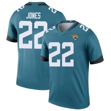 Youth Jacksonville Jaguars ＃22 Jarrian Jones Teal Legend Color Rush Jersey