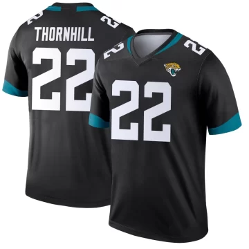 Youth Jacksonville Jaguars ＃22 Juan Thornhill Black Legend Jersey