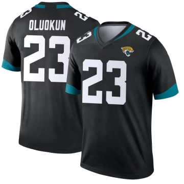 Youth Jacksonville Jaguars ＃23 Foyesade Oluokun Black Legend Jersey