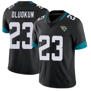 Youth Jacksonville Jaguars ＃23 Foyesade Oluokun Black Limited Vapor Untouchable Jersey