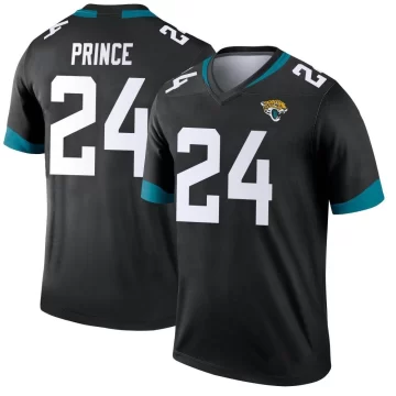 Youth Jacksonville Jaguars ＃24 De'Antre Prince Black Legend Jersey