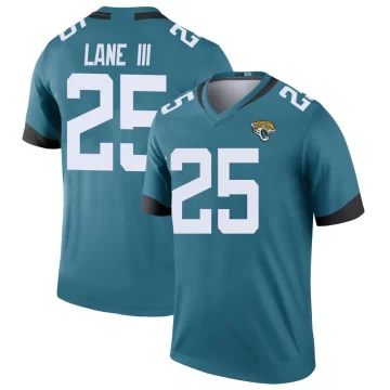 Youth Jacksonville Jaguars ＃25 Rayuan Lane III Teal Legend Color Rush Jersey