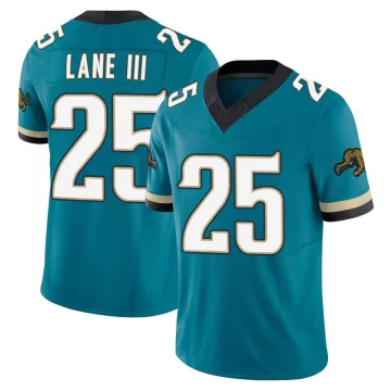 Youth Jacksonville Jaguars ＃25 Rayuan Lane III Teal Limited Prowler Throwback Vapor F.U.S.E. Jersey