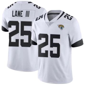Youth Jacksonville Jaguars ＃25 Rayuan Lane III White Limited Vapor Untouchable Jersey