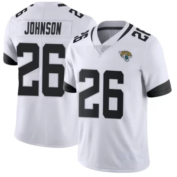 Youth Jacksonville Jaguars ＃26 Antonio Johnson White Limited Vapor Untouchable Jersey