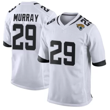 Youth Jacksonville Jaguars ＃29 Eric Murray White Game Jersey
