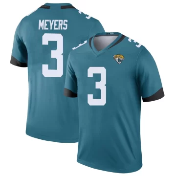 Youth Jacksonville Jaguars ＃3 Jakobi Meyers Teal Legend Color Rush Jersey