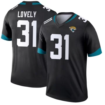 Youth Jacksonville Jaguars ＃31 Keni-H Lovely Black Legend Jersey