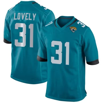 Youth Jacksonville Jaguars ＃31 Keni-H Lovely Teal Game Jersey