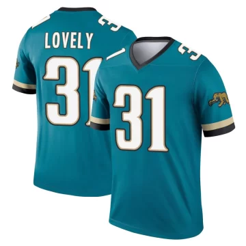 Youth Jacksonville Jaguars ＃31 Keni-H Lovely Teal Legend Prowler Throwback Jersey