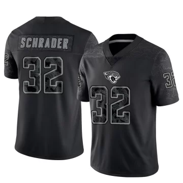 Youth Jacksonville Jaguars ＃32 Cody Schrader Black Limited Reflective Jersey