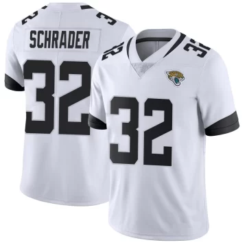 Youth Jacksonville Jaguars ＃32 Cody Schrader White Limited Vapor Untouchable Jersey