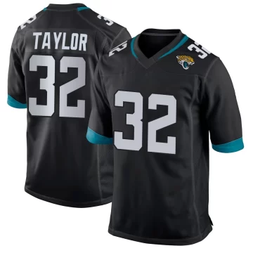 Youth Jacksonville Jaguars ＃32 Keith Taylor Black Game Jersey