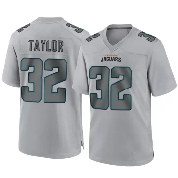 Youth Jacksonville Jaguars ＃32 Keith Taylor Gray Game Atmosphere Fashion Jersey