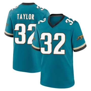 Youth Jacksonville Jaguars ＃32 Keith Taylor Teal Game Prowler Throwback Jersey