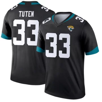 Youth Jacksonville Jaguars ＃33 Bhayshul Tuten Black Legend Jersey
