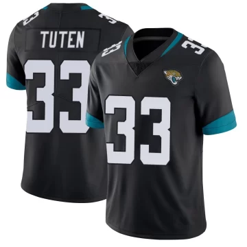 Youth Jacksonville Jaguars ＃33 Bhayshul Tuten Black Limited Vapor Untouchable Jersey