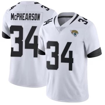 Youth Jacksonville Jaguars ＃34 Zech McPhearson White Limited Vapor Untouchable Jersey