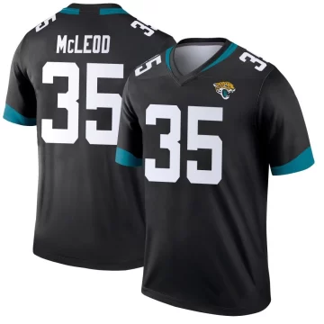 Youth Jacksonville Jaguars ＃35 Jalen McLeod Black Legend Jersey