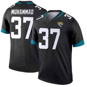 Youth Jacksonville Jaguars ＃37 Jabbar Muhammad Black Legend Jersey