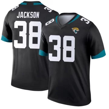 Youth Jacksonville Jaguars ＃38 Ja'Quinden Jackson Black Legend Jersey