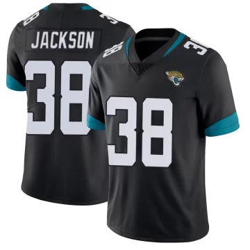 Youth Jacksonville Jaguars ＃38 Ja'Quinden Jackson Black Limited Vapor Untouchable Jersey