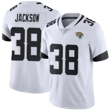 Youth Jacksonville Jaguars ＃38 Ja'Quinden Jackson White Limited Vapor Untouchable Jersey