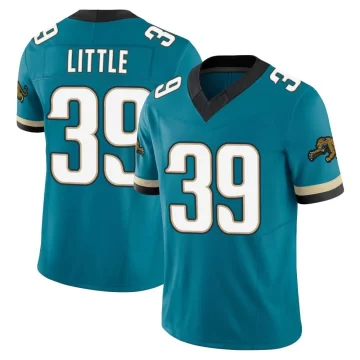 Youth Jacksonville Jaguars ＃39 Cam Little Teal Limited Prowler Throwback Vapor F.U.S.E. Jersey