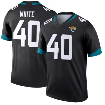 Youth Jacksonville Jaguars ＃40 Aydan White Black Legend Jersey