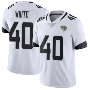 Youth Jacksonville Jaguars ＃40 Aydan White White Limited Vapor Untouchable Jersey