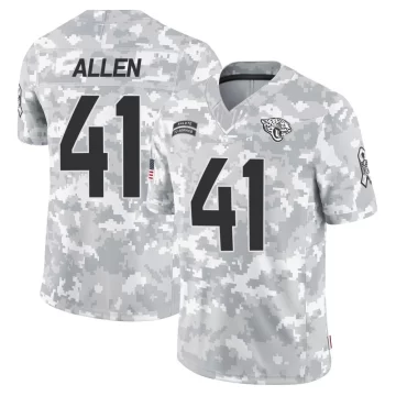 Youth Jacksonville Jaguars ＃41 Josh Hines-Allen Arctic Camo Limited 2024 Salute to Service Jersey