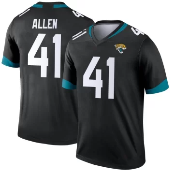 Youth Jacksonville Jaguars ＃41 Josh Hines-Allen Black Legend Jersey