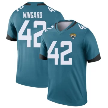 Youth Jacksonville Jaguars ＃42 Andrew Wingard Teal Legend Color Rush Jersey