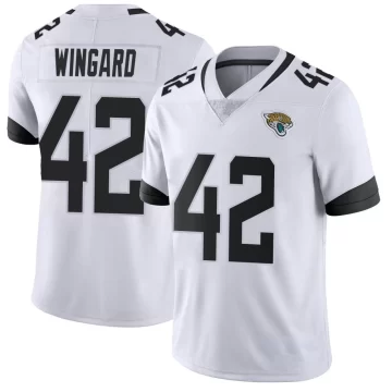Youth Jacksonville Jaguars ＃42 Andrew Wingard White Limited Vapor Untouchable Jersey