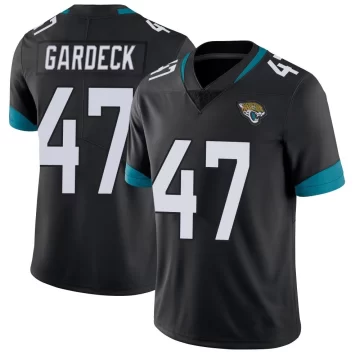 Youth Jacksonville Jaguars ＃47 Dennis Gardeck Black Limited Vapor Untouchable Jersey