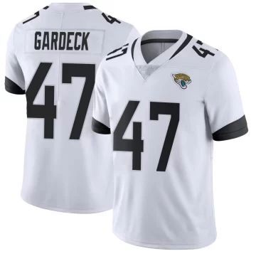 Youth Jacksonville Jaguars ＃47 Dennis Gardeck White Limited Vapor Untouchable Jersey