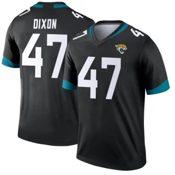 Youth Jacksonville Jaguars ＃47 De'Shaan Dixon Black Legend Jersey