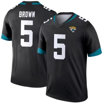 Youth Jacksonville Jaguars ＃5 Dyami Brown Black Legend Jersey