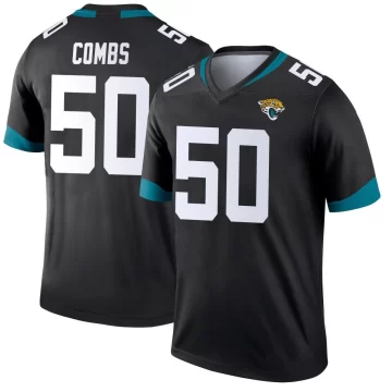 Youth Jacksonville Jaguars ＃50 Branson Combs Black Legend Jersey